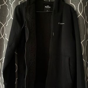 Sherpa line hoodie black small Mens